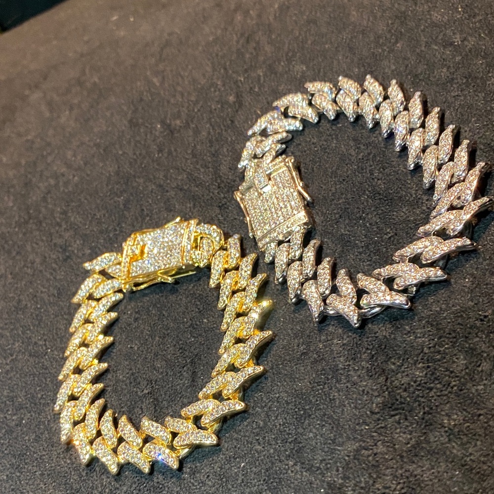 Elegant Gold and Silver bracelet set